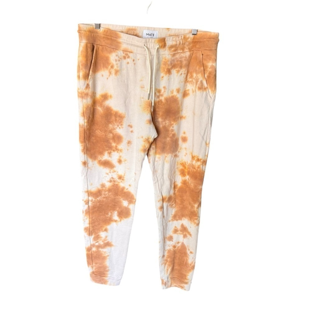 MATE THE LABEL - NWT Ginger Tie Dye Terry Tie-Dye Joggers Sweatpants Sz XL - Picture 2 of 9